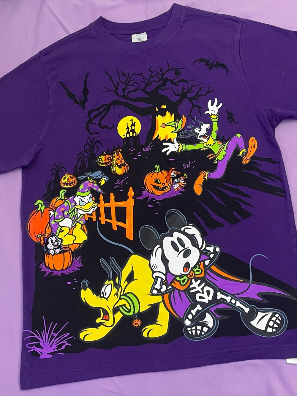 Disney Halloween Embroidered Graphic T-shirt